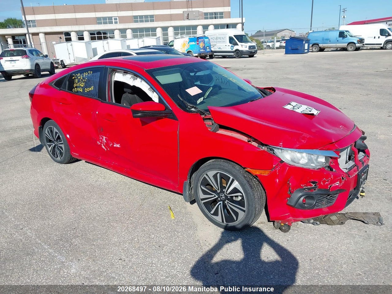 2HGFC1F47JH105621 · 2018 HONDA CIVIC EX-T
