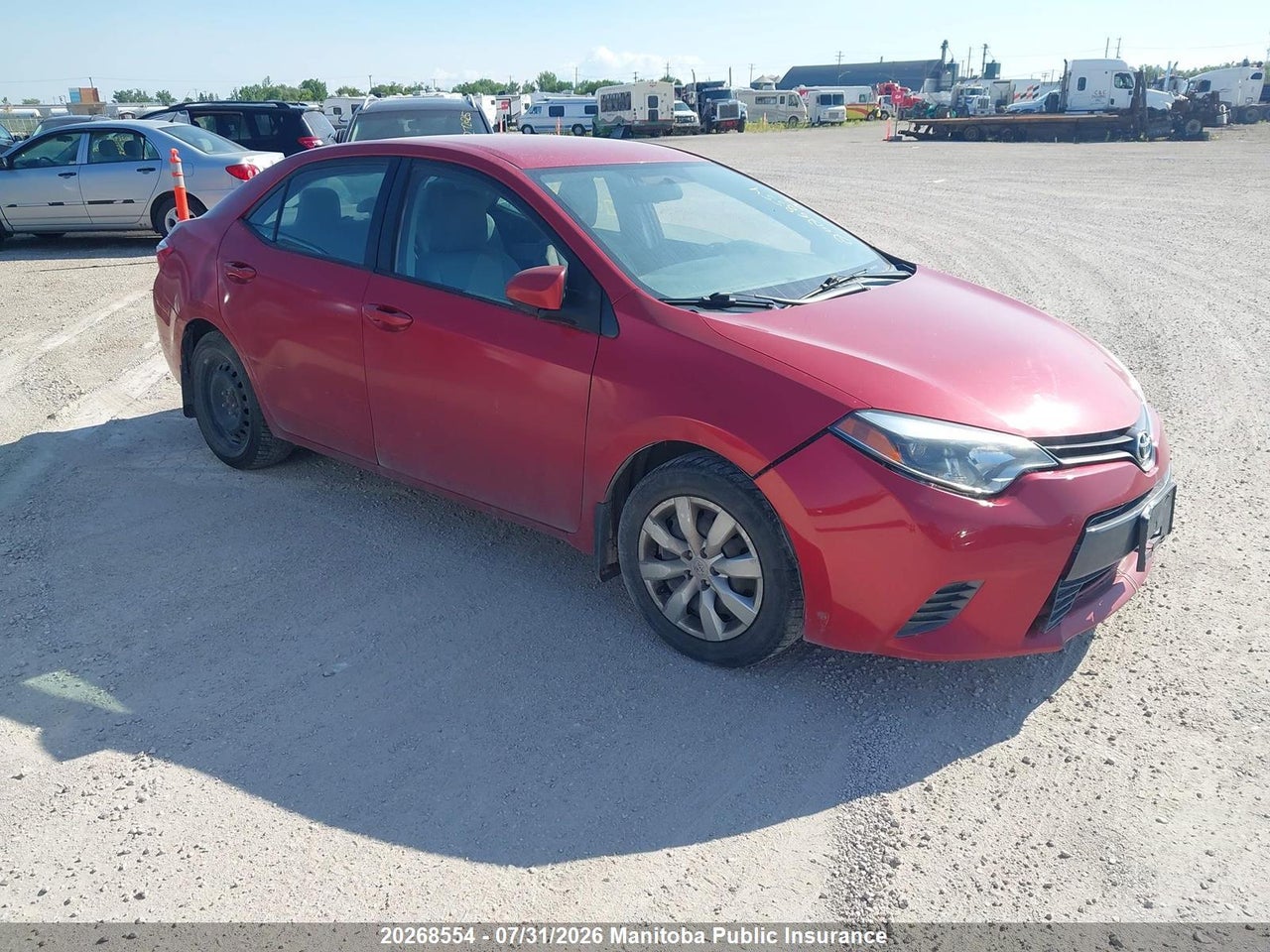 2T1BURHE5FC296651 · 2015 TOYOTA COROLLA LE