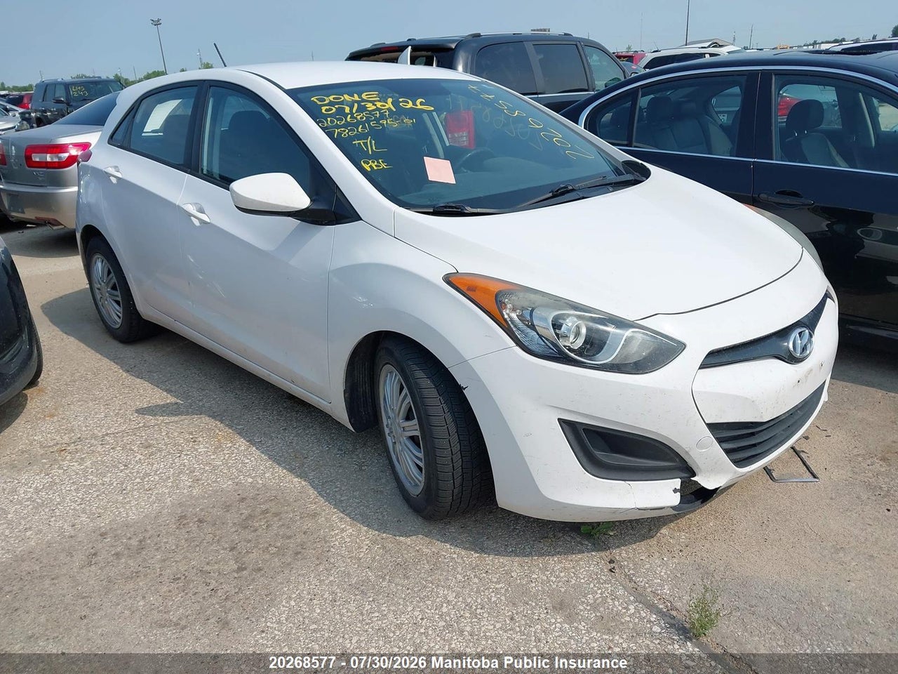 KMHD25LE0DU096254 · 2013 HYUNDAI ELANTRA GT GL