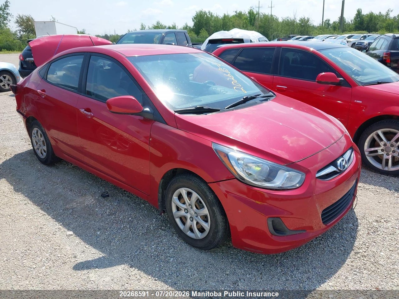 KMHCT4AE3EU678887 · 2014 HYUNDAI ACCENT GL