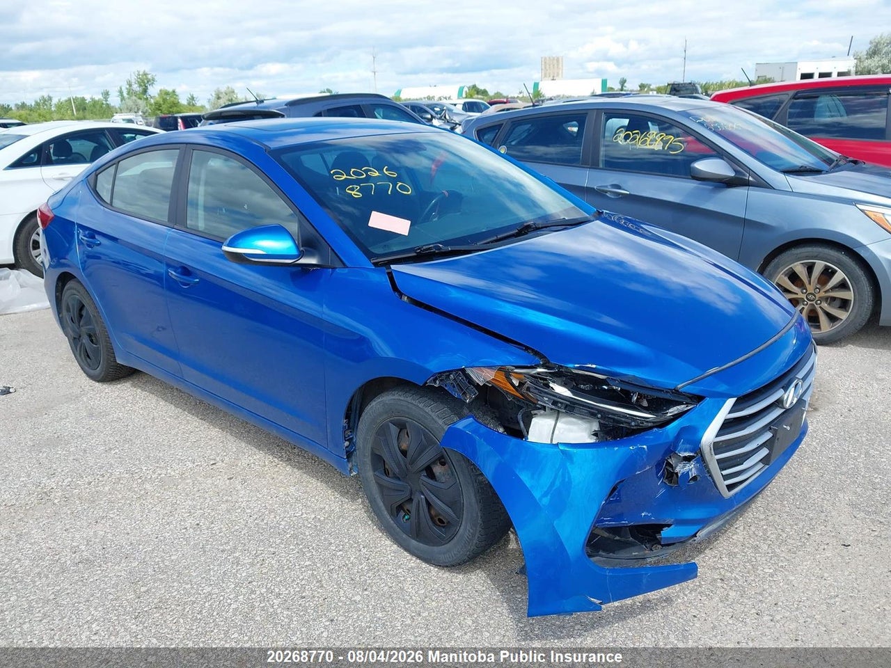 KMHD84LF8HU108867 · 2017 HYUNDAI ELANTRA GLS