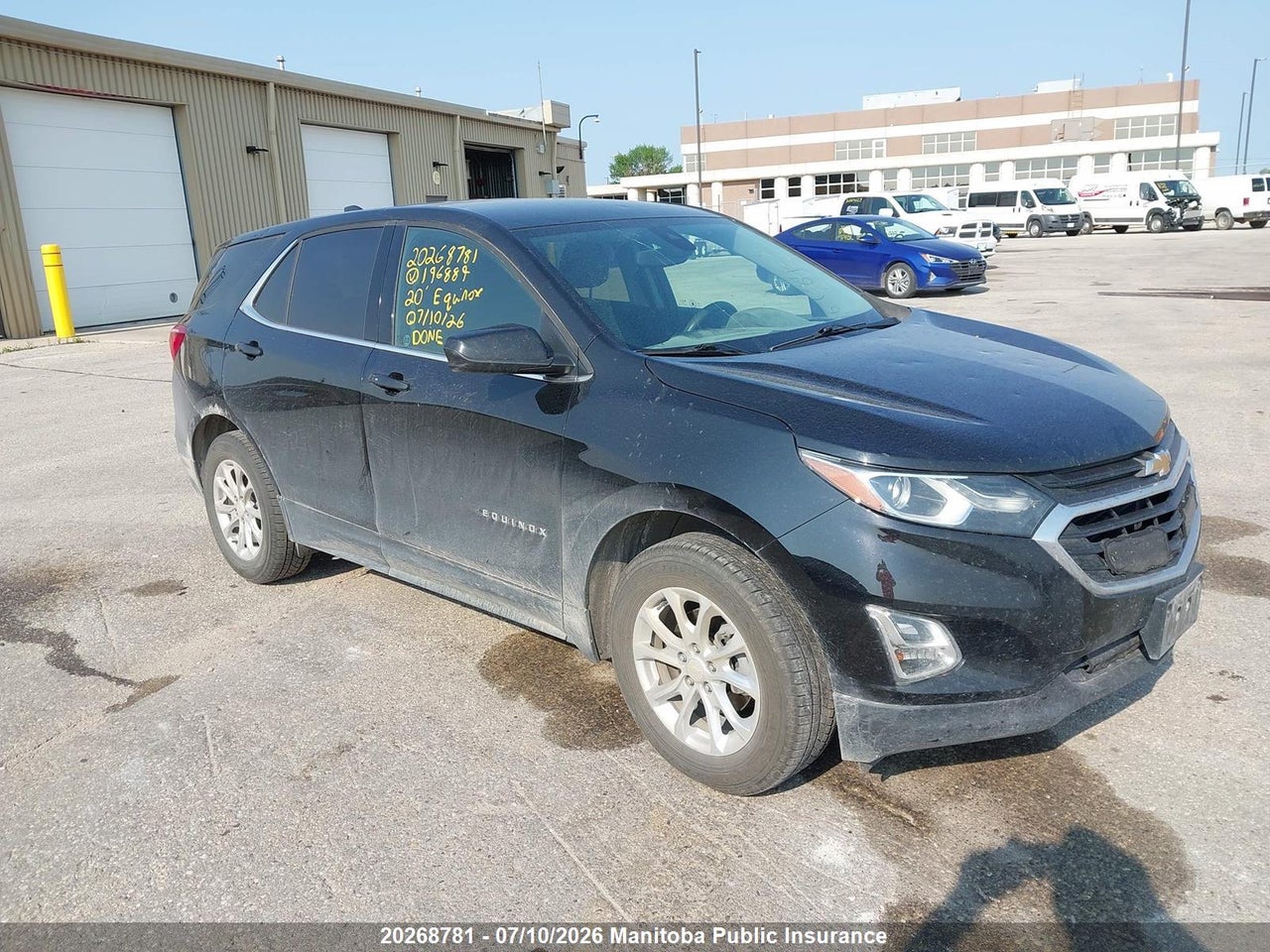 2GNAXUEV1L6196884 · 2020 CHEVROLET EQUINOX LT