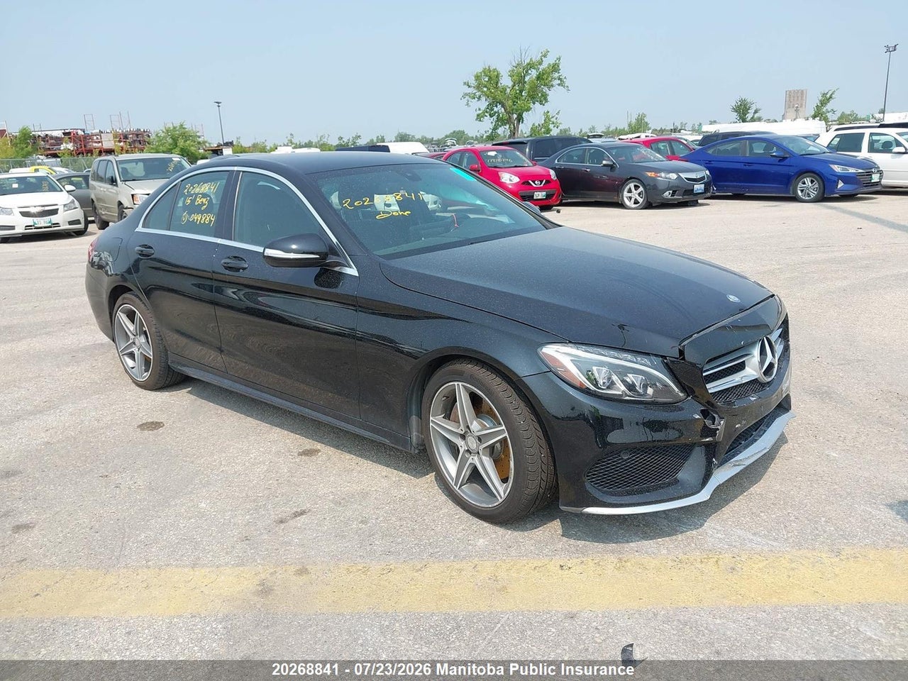 55SWF4KB0FU049884 · 2015 MERCEDES BENZ C300W 4MATIC