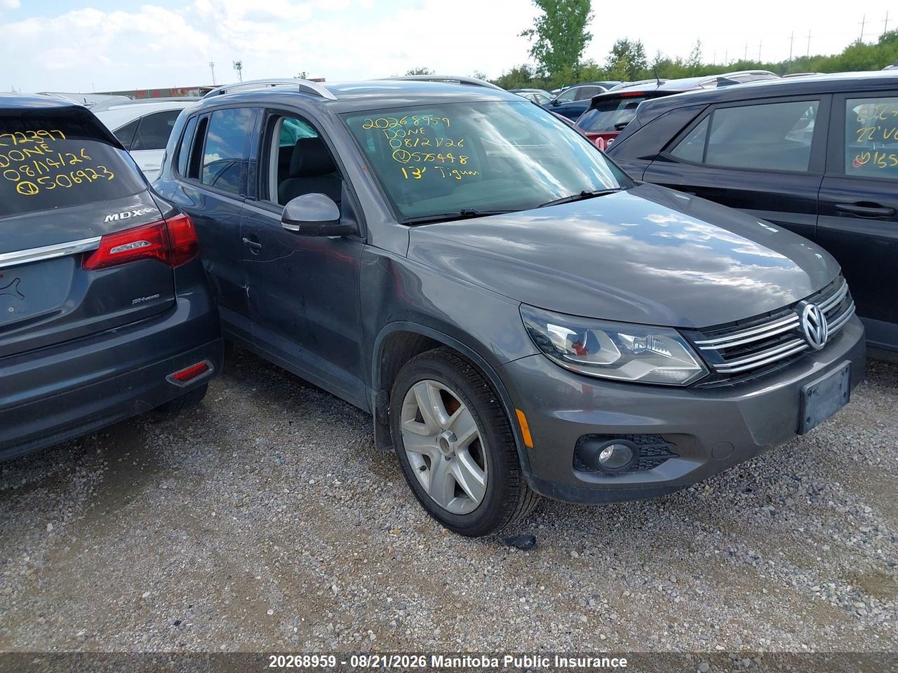 WVGJV3AXXDW575448 · 2013 VOLKSWAGEN TIGUAN 2.0 TSI