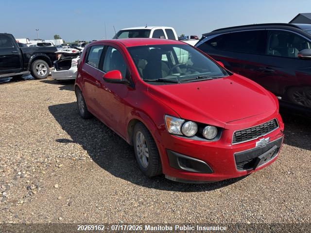 1G1JC6EHXC4129642 · 2012 CHEVROLET SONIC LT