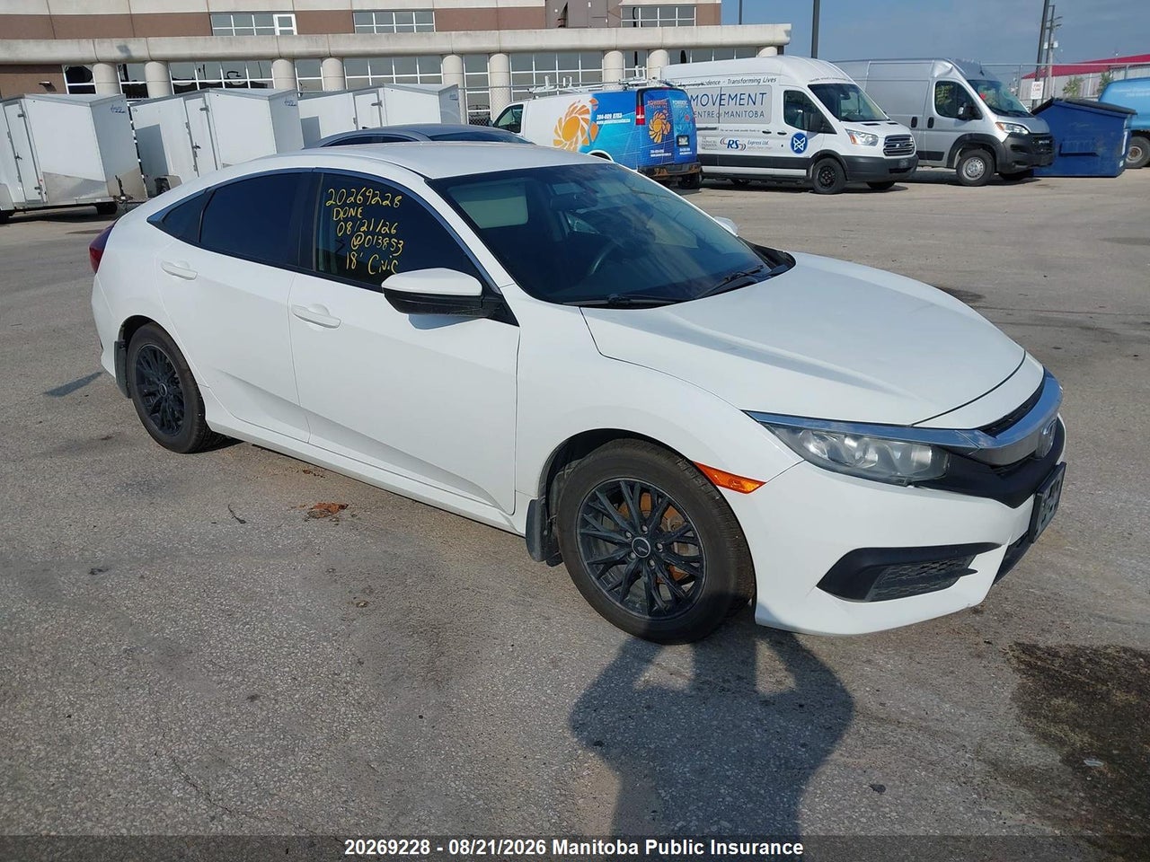 2HGFC2F58JH013853 · 2018 HONDA CIVIC LX
