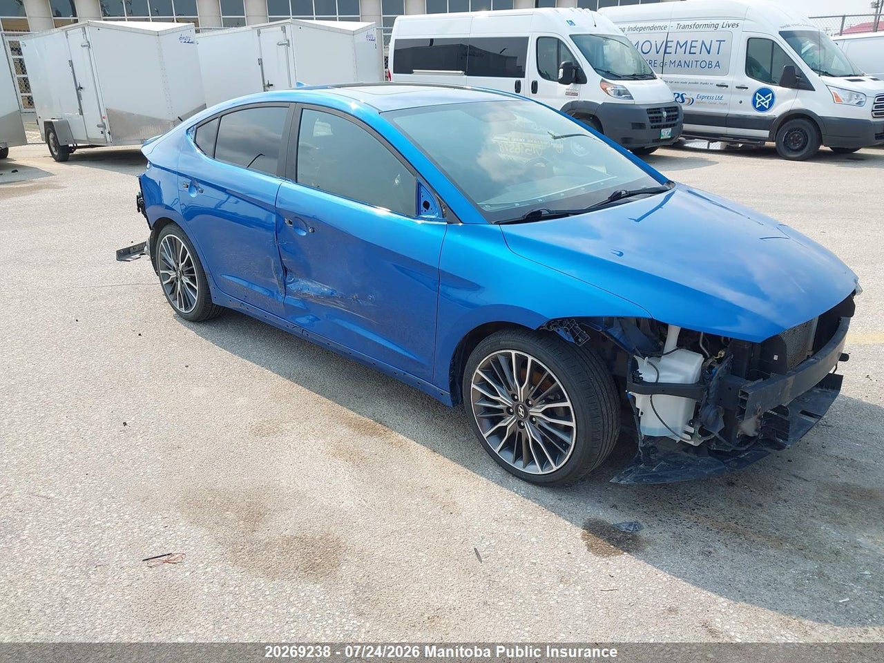 KMHD04LB4JU516518 · 2018 HYUNDAI ELANTRA SPORT