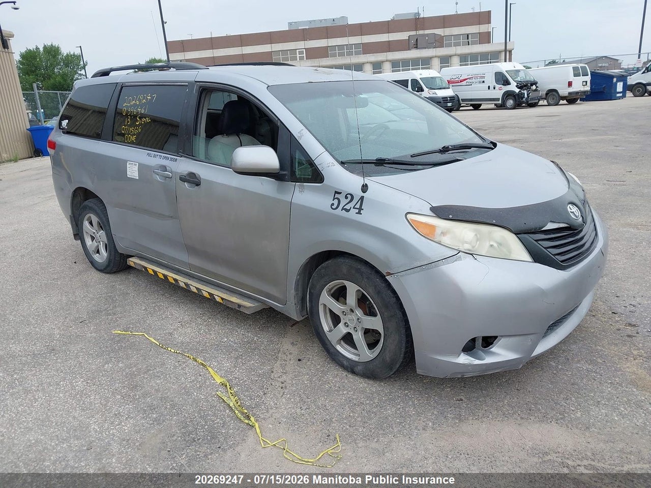 5TDKK3DC2DS396461 · 2013 TOYOTA SIENNA LE V6