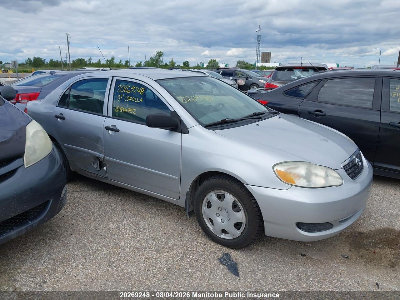 2T1BR32E07C824752 · 2007 TOYOTA COROLLA CE
