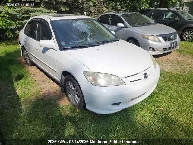 2HGES166X5H009780 · 2005 HONDA CIVIC LX