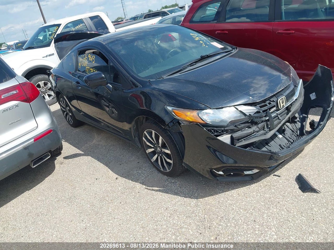 2HGFG3B90EH001222 · 2014 HONDA CIVIC EX-L