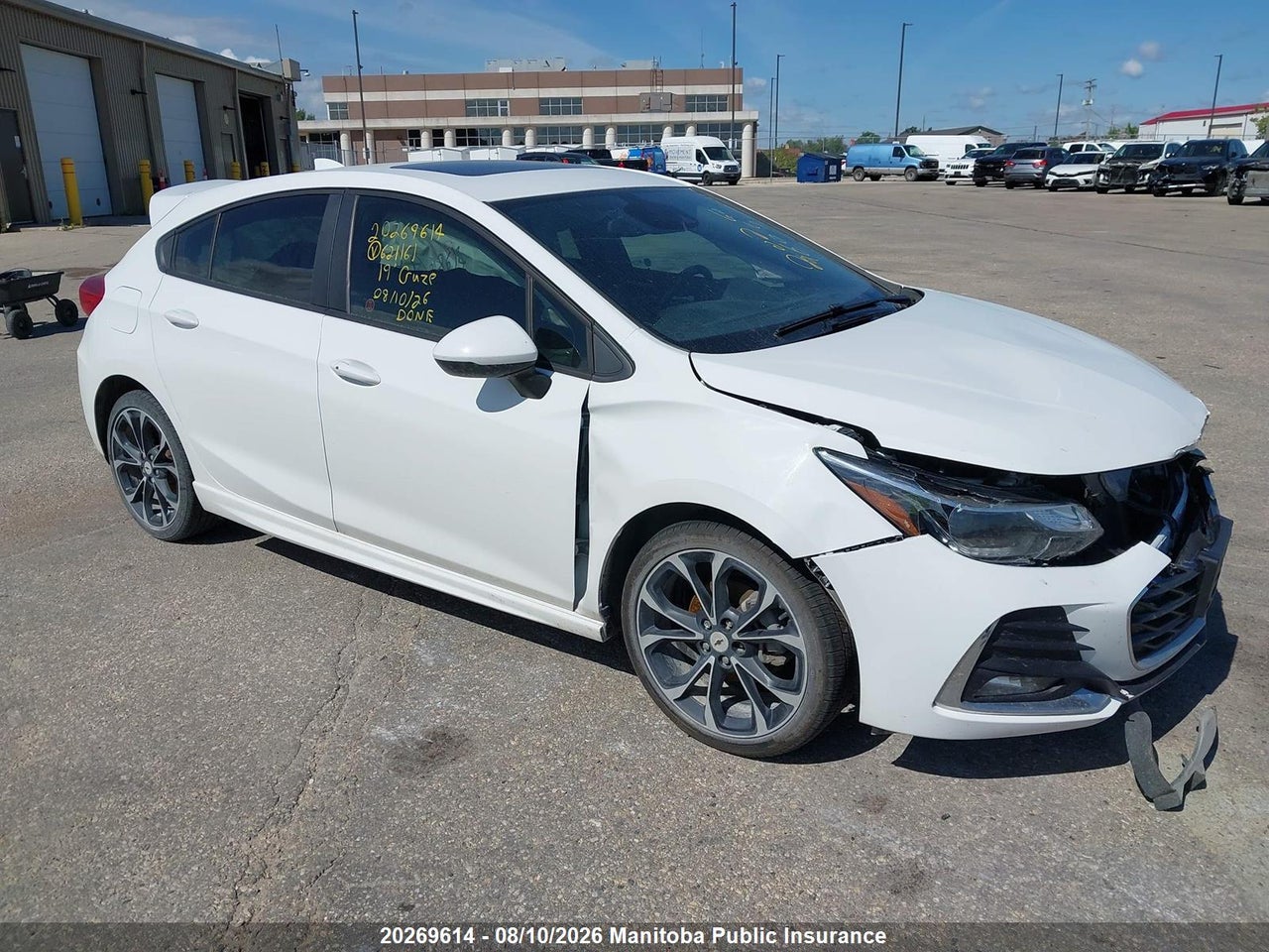 3G1BF6SM6KS621161 · 2019 CHEVROLET CRUZE PREMIER