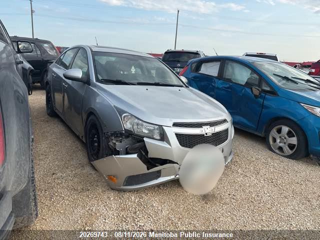 1G1PC5SB1D7242500 · 2013 CHEVROLET CRUZE LT TURBO