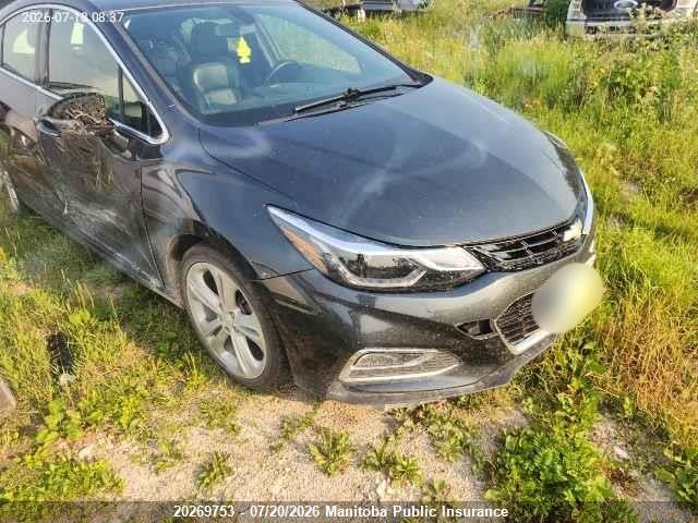 3G1BF6SM8JS652460 · 2018 CHEVROLET CRUZE PREMIER