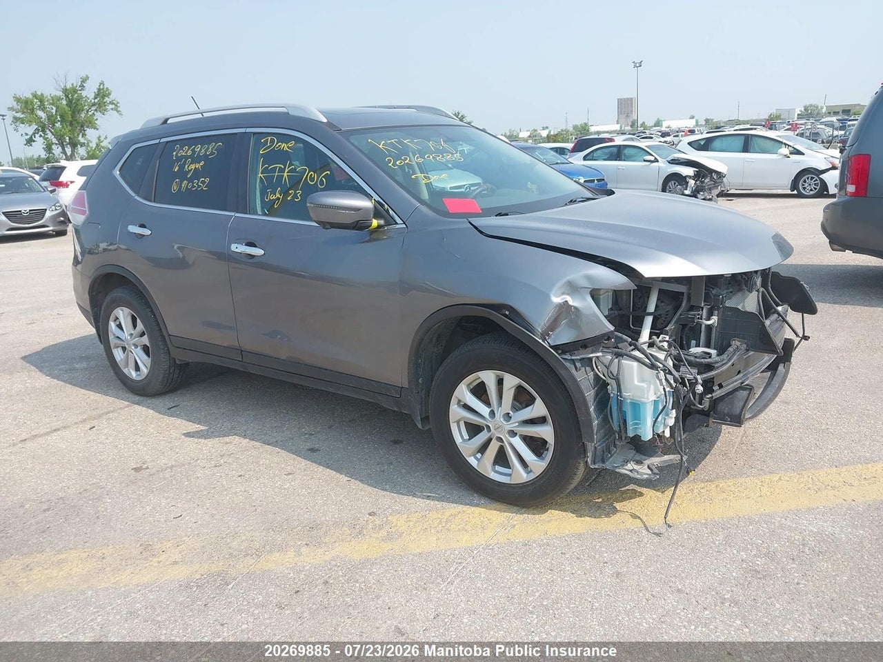 5N1AT2MV8GC910352 · 2016 NISSAN ROGUE S