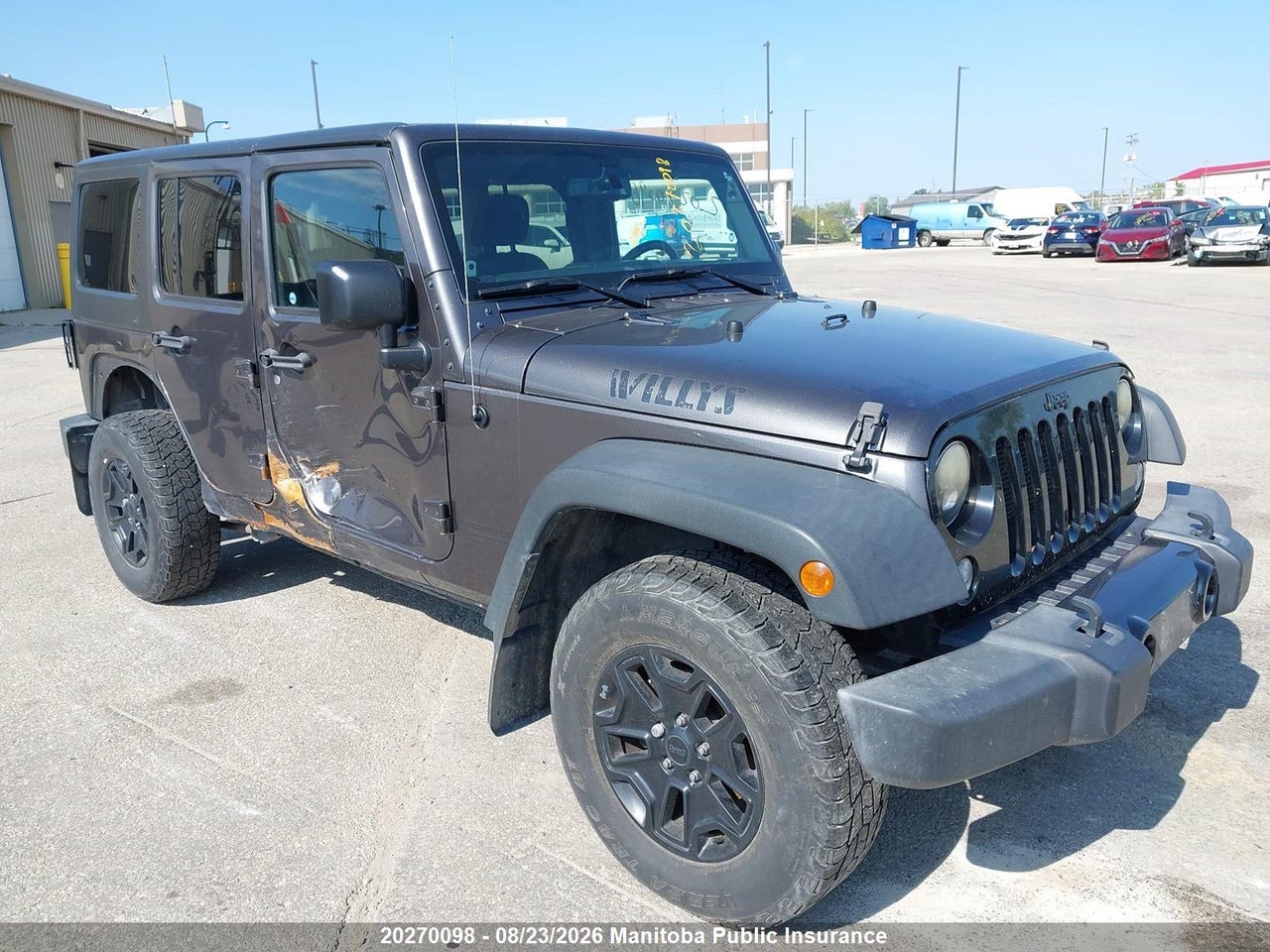 2016 JEEP WRANGLER UNLIMITED SPORT