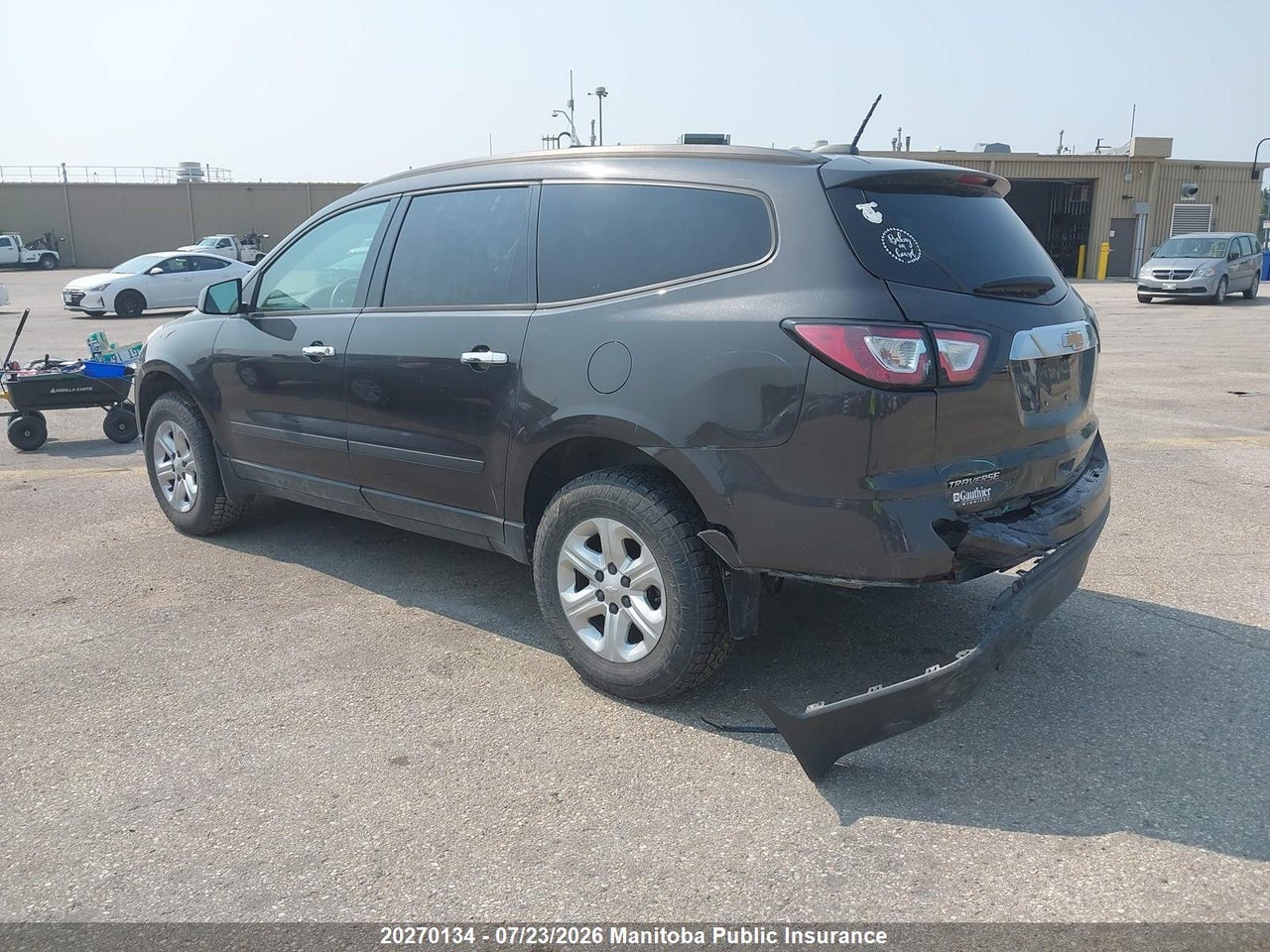 1GNKVFED9HJ329706 · 2017 CHEVROLET TRAVERSE LS · 3/16