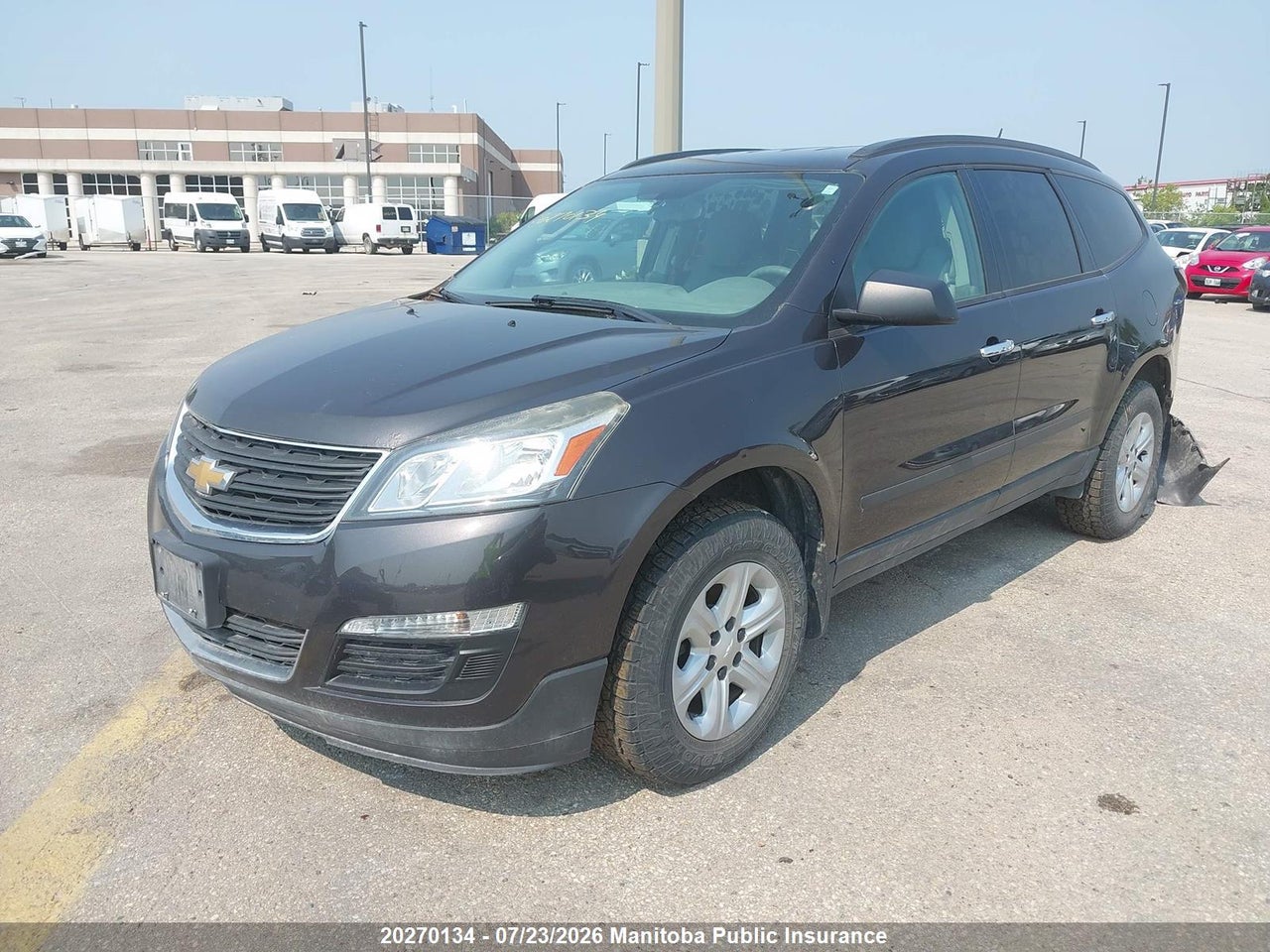 1GNKVFED9HJ329706 · 2017 CHEVROLET TRAVERSE LS · 2/16