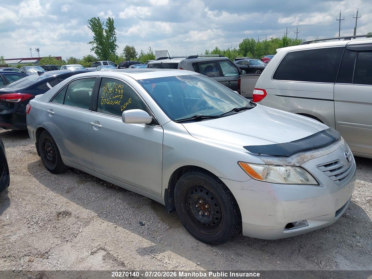JTNBK46K573001538 · 2007 TOYOTA CAMRY XLE V6