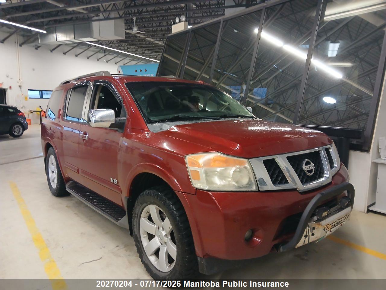 5N1AA08C38N600442 · 2008 NISSAN ARMADA LE