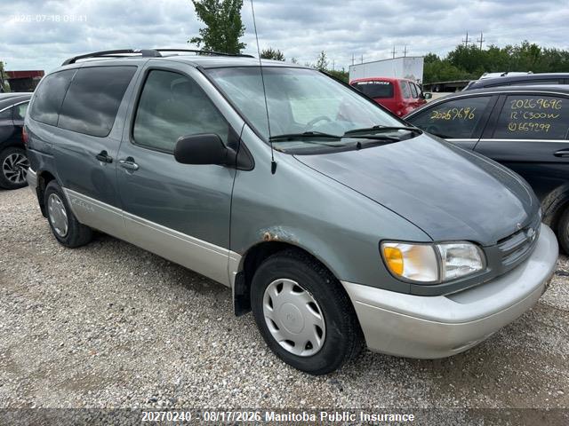 4T3ZF13C2YU280755 · 2000 TOYOTA SIENNA LE V6