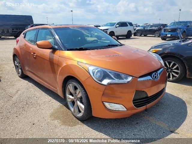 KMHTC6ADXDU150734 · 2013 HYUNDAI VELOSTER