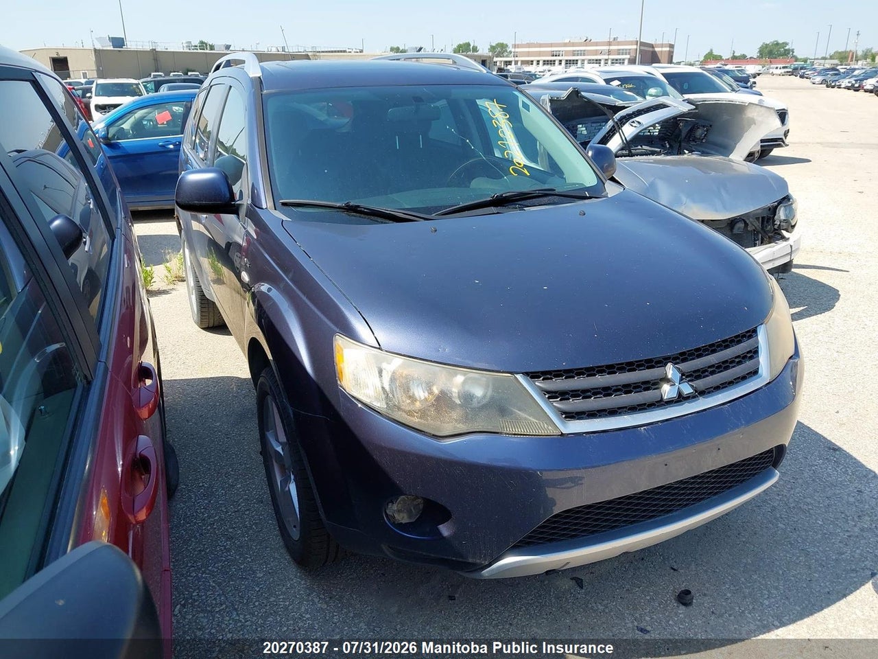JA4MT41X08Z602393 · 2008 MITSUBISHI OUTLANDER XLS