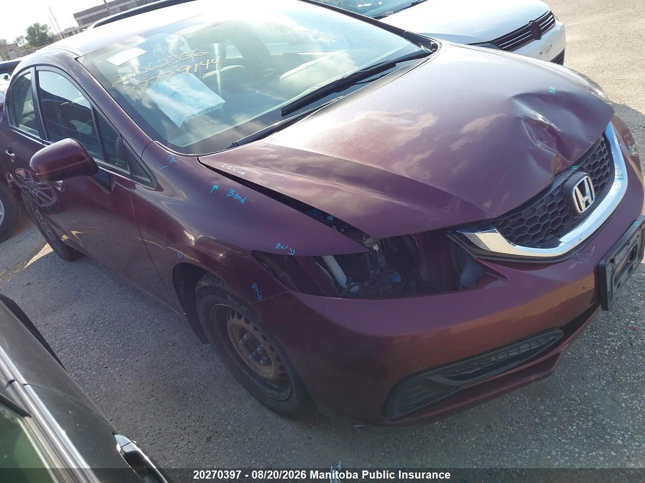 2HGFB2F42FH008794 · 2015 HONDA CIVIC LX