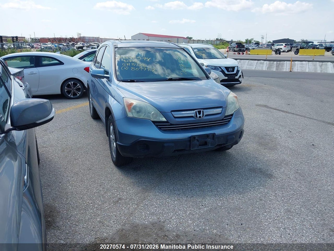 5J6RE48757L809997 · 2007 HONDA CR-V EX-L