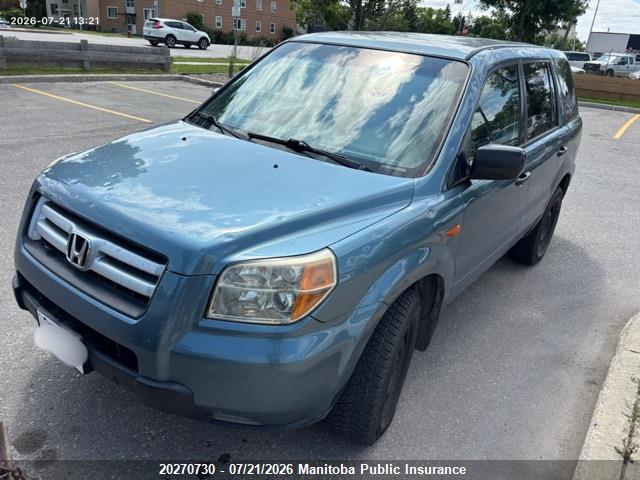 2HKYF18167H536520 · 2007 HONDA PILOT LX · 2/12