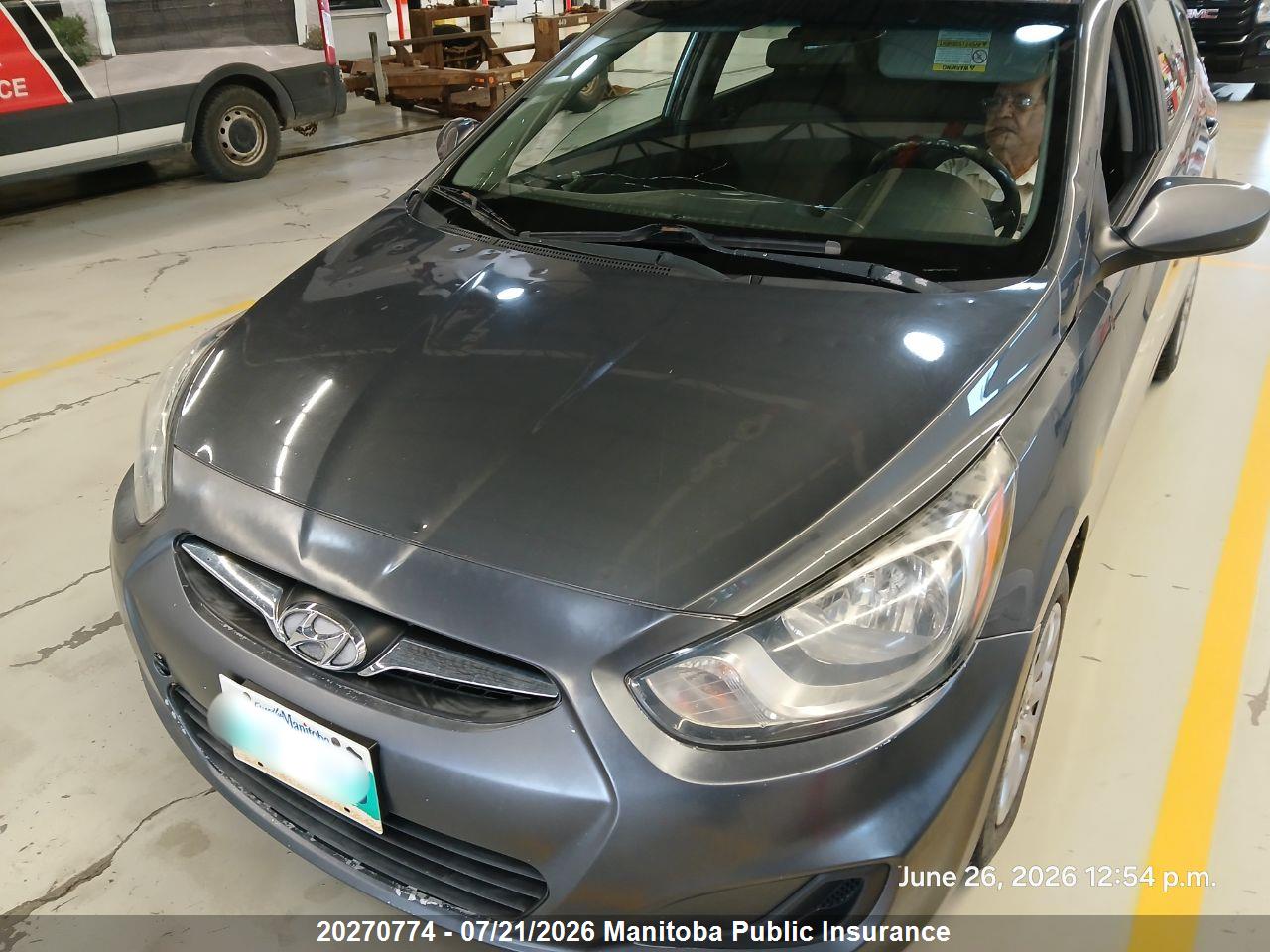 KMHCT5AE2CU011778 · 2012 HYUNDAI ACCENT GL