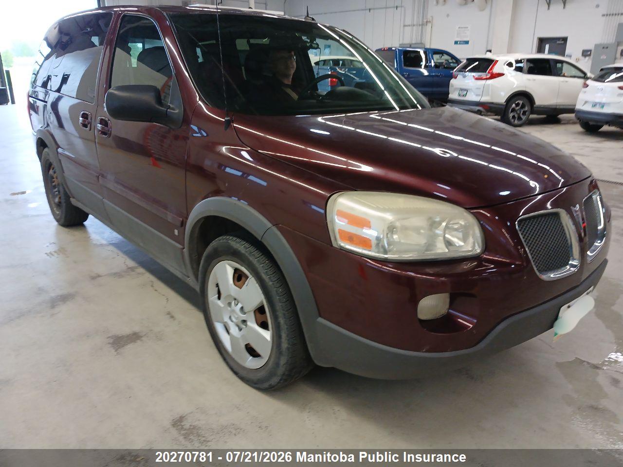 1GMDU03159D125961 · 2009 PONTIAC MONTANA SV6