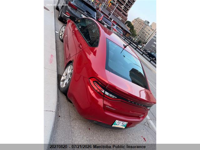 1C3CDFBB5ED708607 · 2014 DODGE DART SXT · 5/11