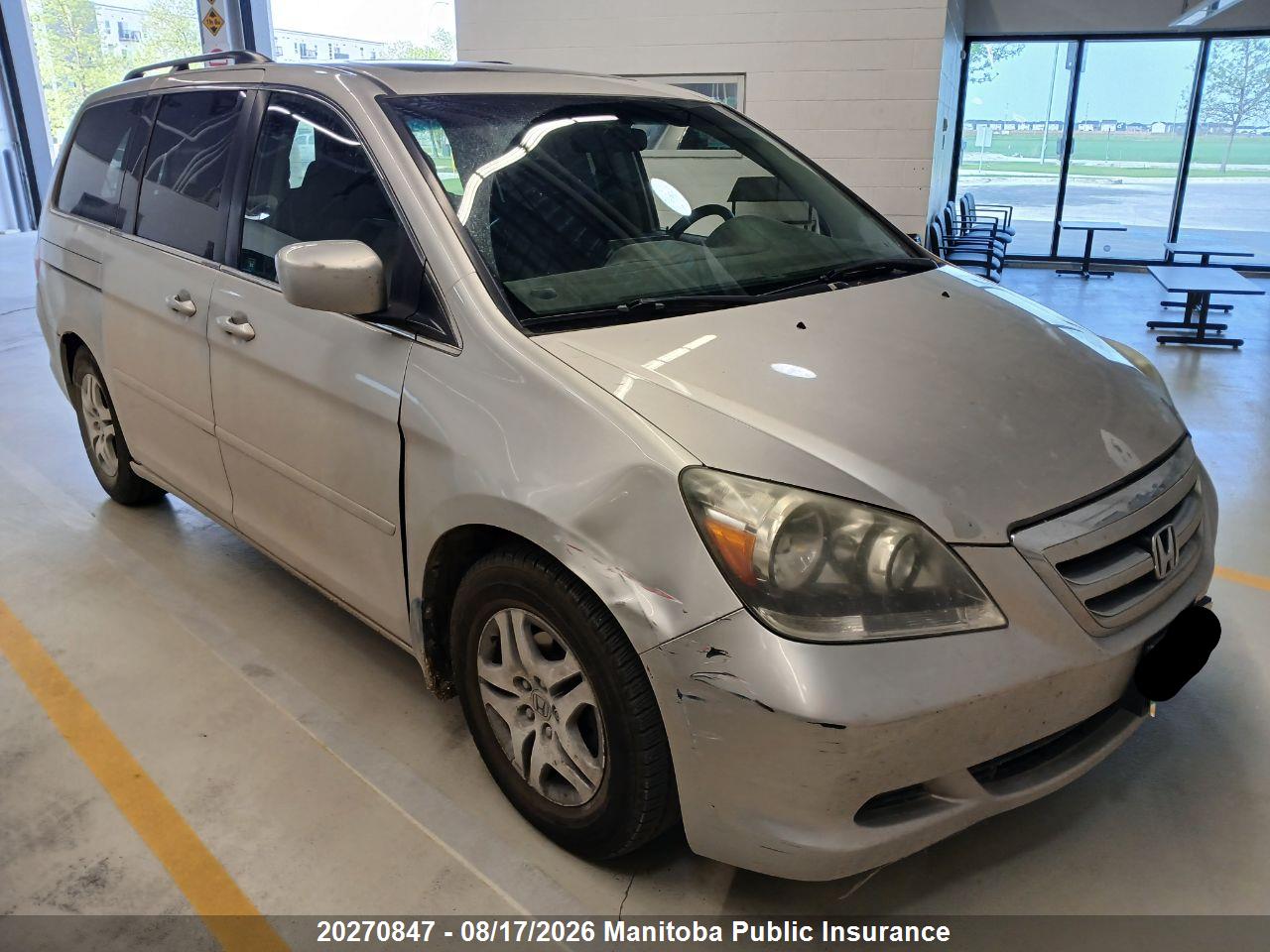 5FNRL38627B514095 · 2007 HONDA ODYSSEY EX-L