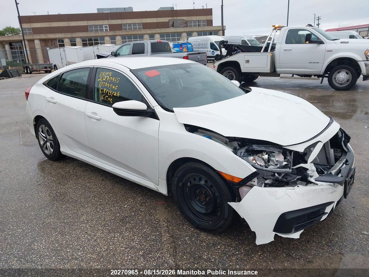 2HGFC2F55GH039545 · 2016 HONDA CIVIC LX
