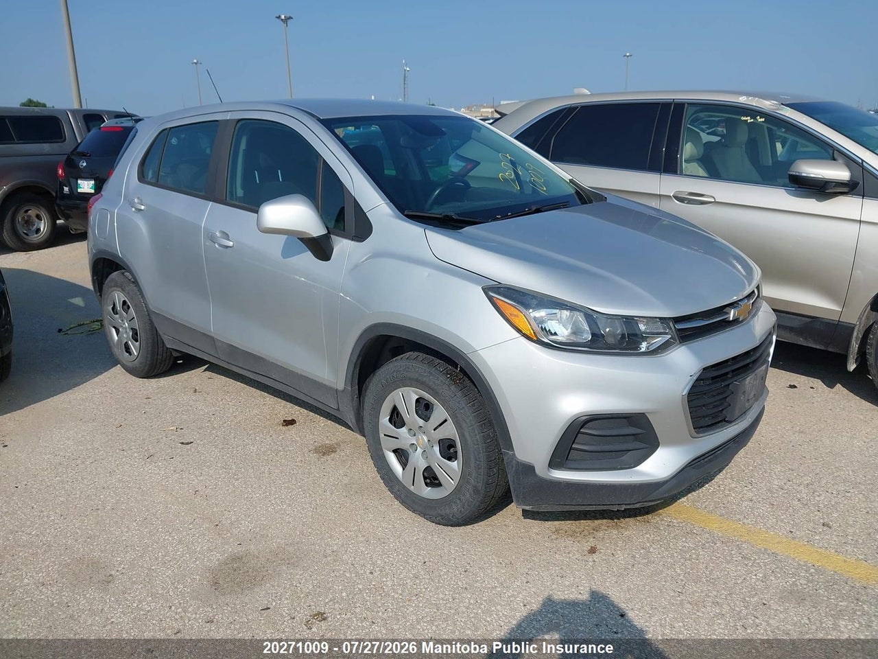 3GNCJKSBXHL247603 · 2017 CHEVROLET TRAX LS