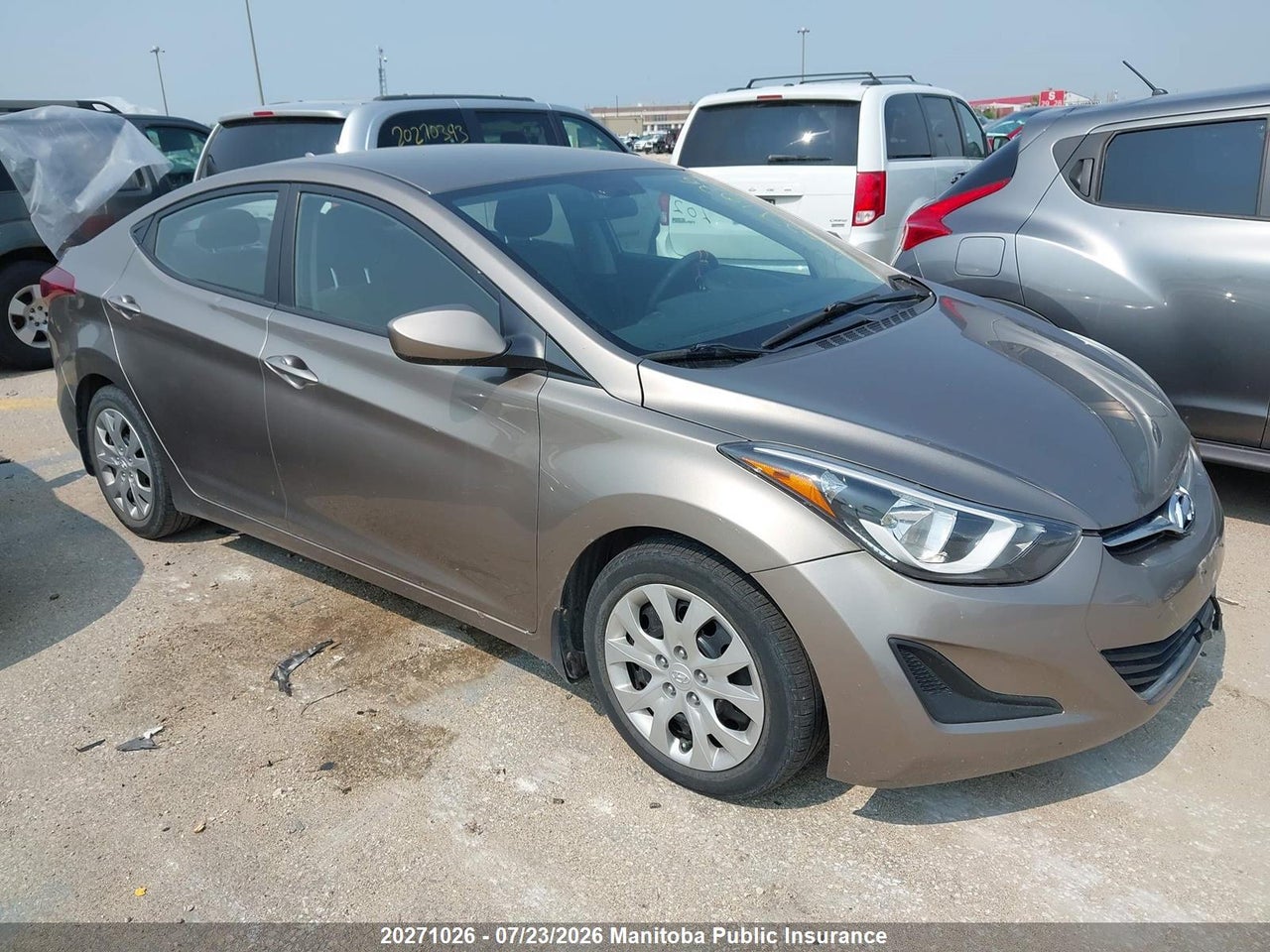 5NPDH4AE6FH636607 · 2015 HYUNDAI ELANTRA GL