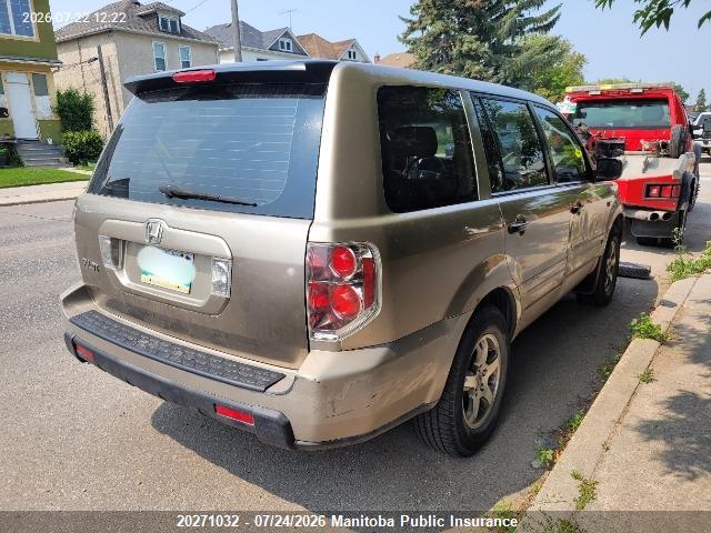 5FNYF28176B026065 · 2006 HONDA PILOT LX · 4/12