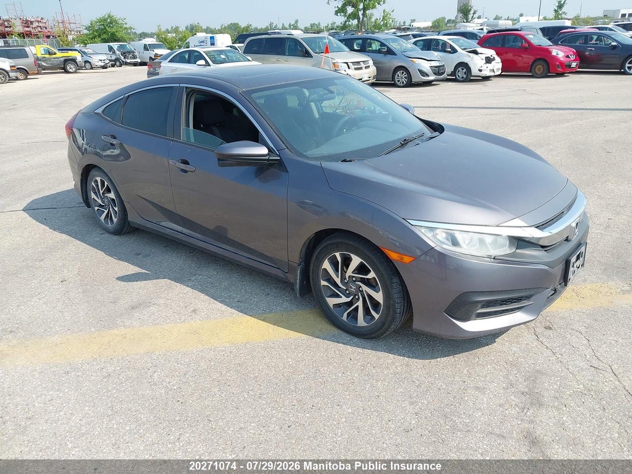 2HGFC2F78GH041260 · 2016 HONDA CIVIC EX