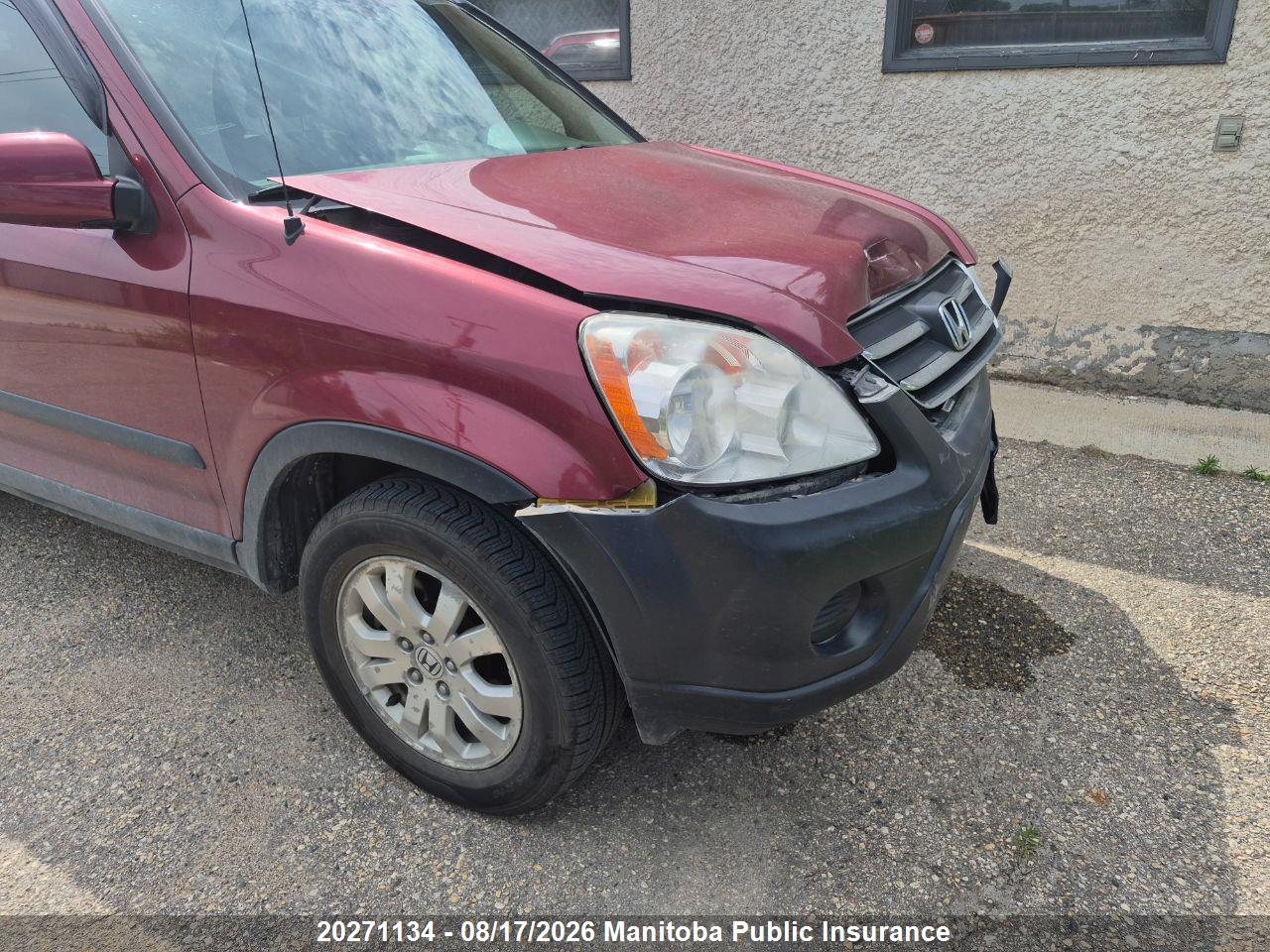 JHLRD78835C801125 · 2005 HONDA CR-V EX