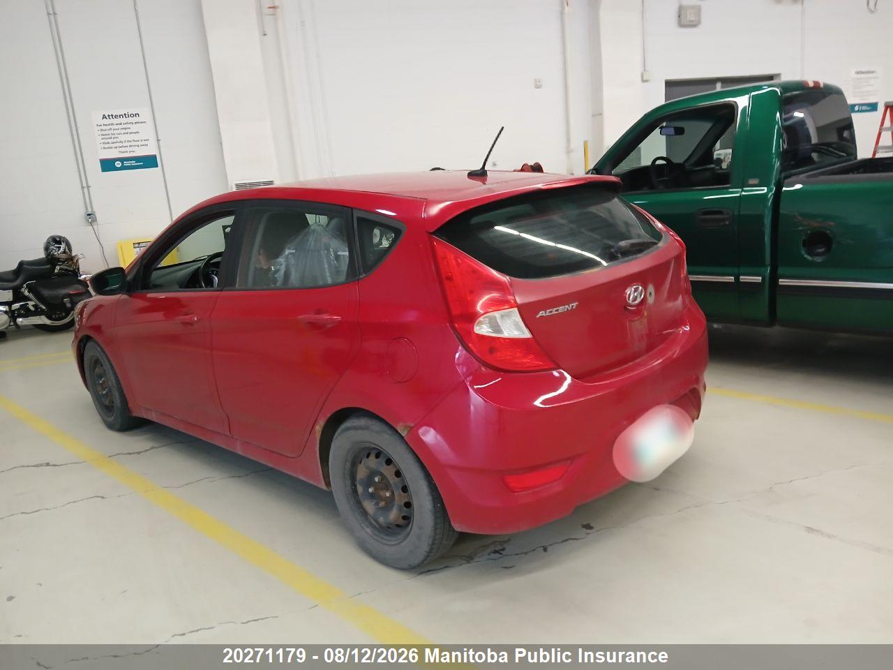 KMHCT5AE3CU050783 · 2012 HYUNDAI ACCENT GL · 3/13