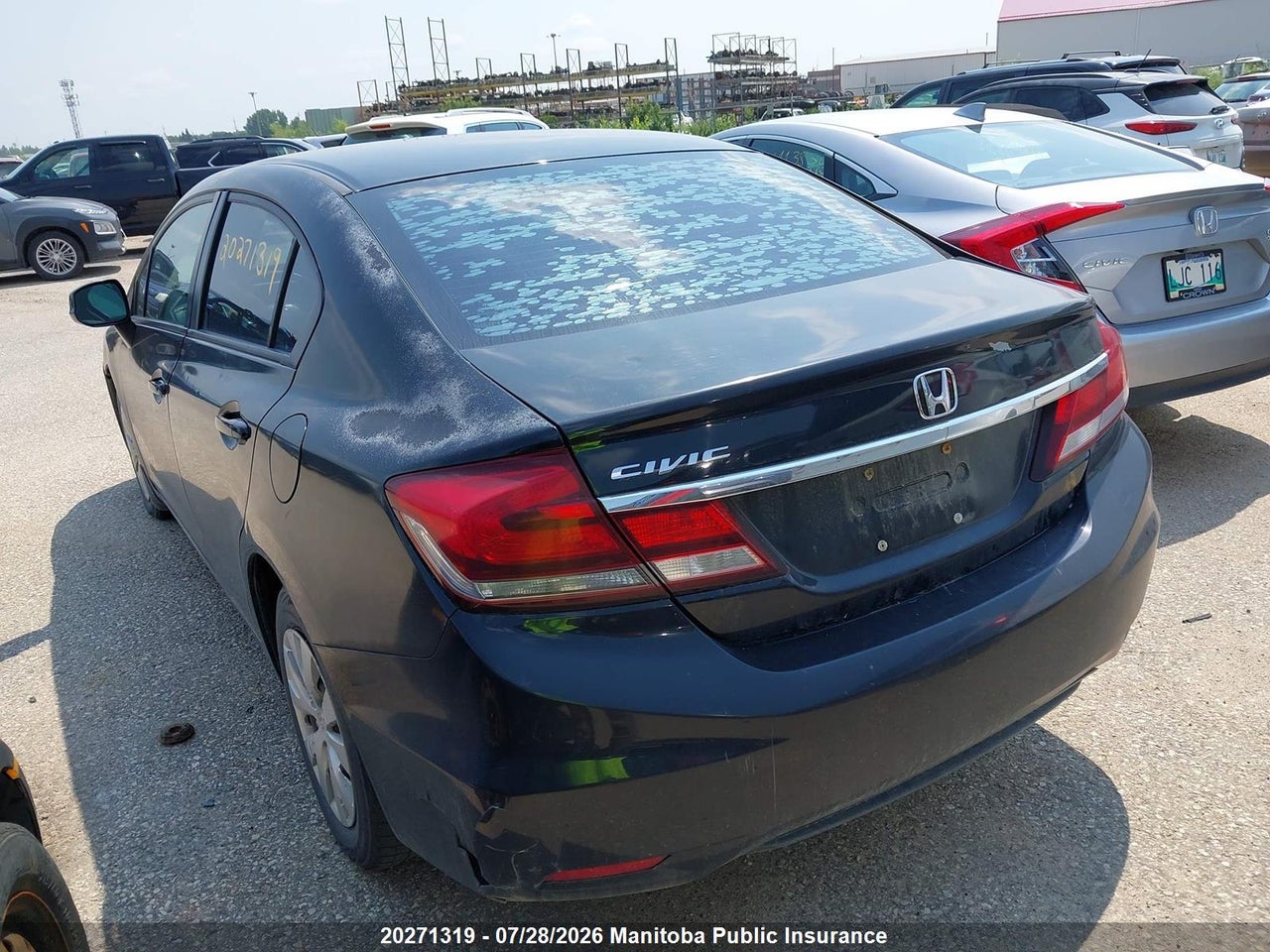 2HGFB2F46DH005233 · 2013 HONDA CIVIC LX · 3/20