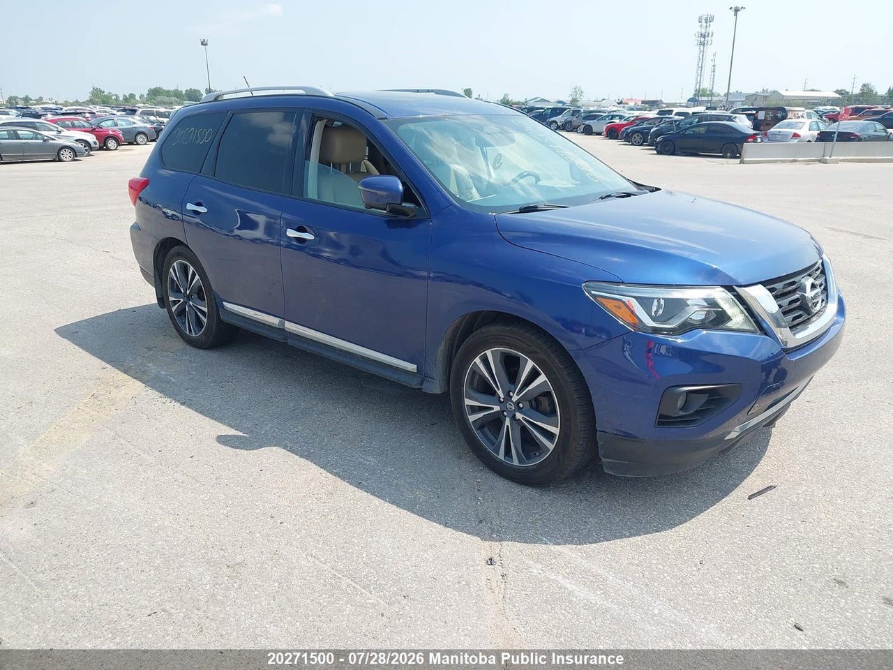 5N1DR2MM9HC607133 · 2017 NISSAN PATHFINDER PLATINUM