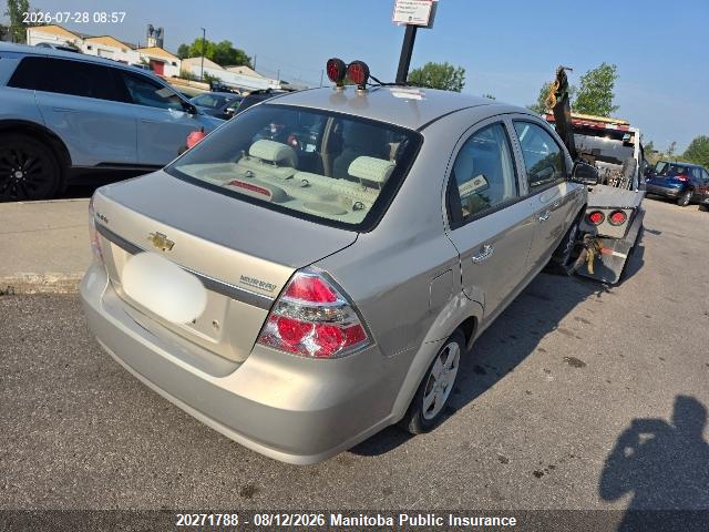 3G1TB5DG6BL144145 · 2011 CHEVROLET AVEO LS · 4/12