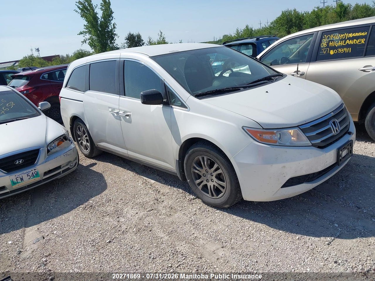 5FNRL5H40DB501450 · 2013 HONDA ODYSSEY EX