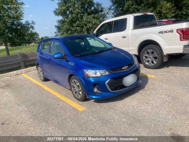 1G1JD6SB8H4129224 · 2017 CHEVROLET SONIC LT