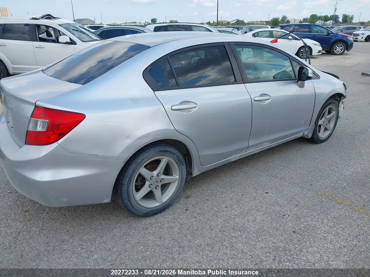 2HGFB2F9XCH120900 · 2012 HONDA CIVIC EX-L · 4/13