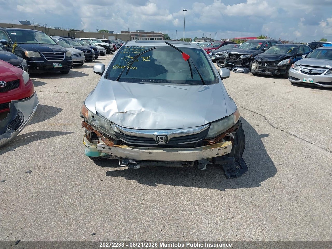 2HGFB2F9XCH120900 · 2012 HONDA CIVIC EX-L · 6/13