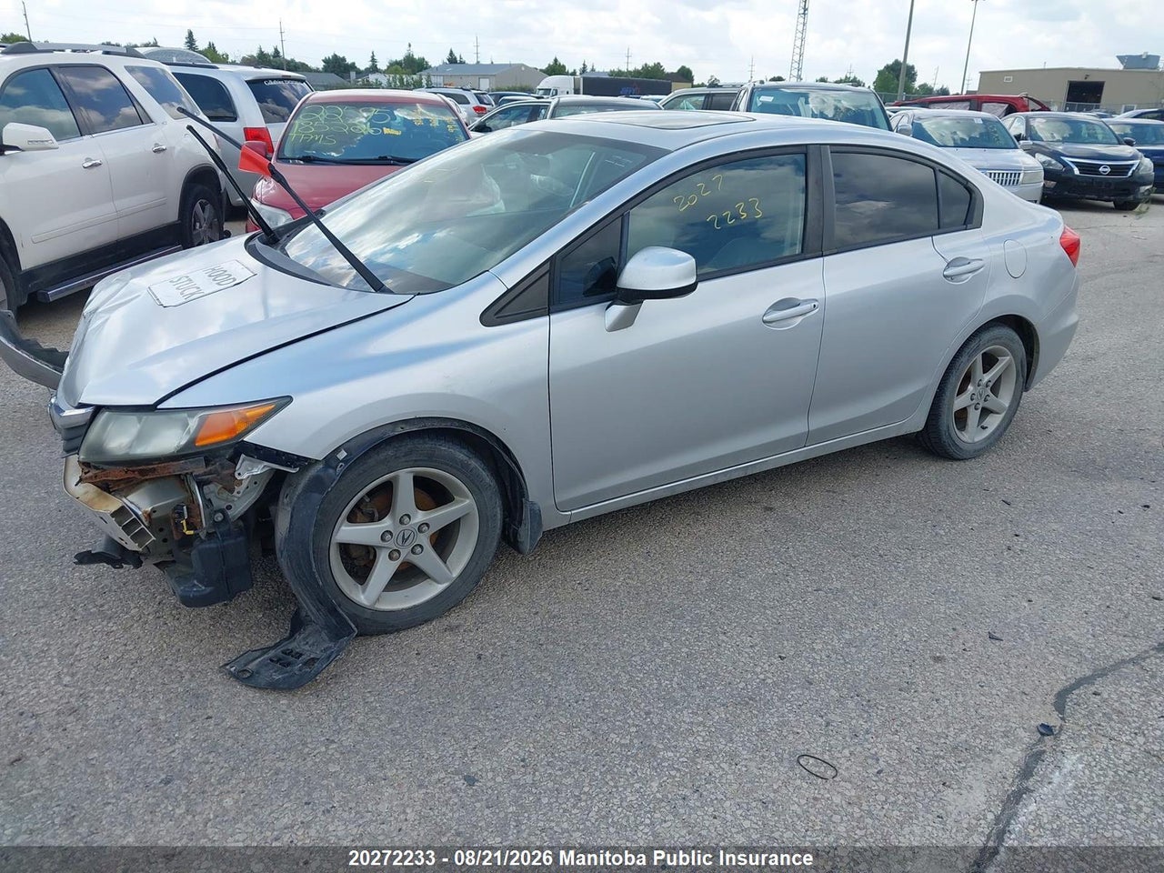 2HGFB2F9XCH120900 · 2012 HONDA CIVIC EX-L · 2/13