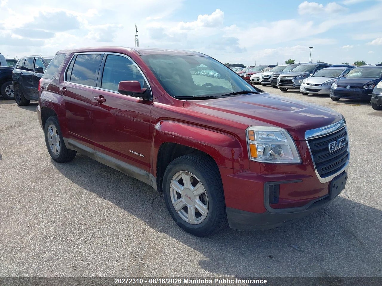 2GKALMEK4G6332199 · 2016 GMC TERRAIN SLE